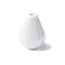 Handmade Porcelain Beads, Teardrop, White, 16.5x12mm, Hole: 2mm