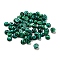 Synthetic Malachite Cabochons, Half Round, 4x2~2.5mm