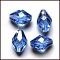 Imitation Austrian Crystal Beads, Grade AAA, K9 Glass, Faceted, Bicone, Light Sky Blue, 10x13mm, Hole: 0.9~1mm