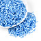 Glass Bugle Beads, Imitation Cat Eye, Sky Blue, 6.5~7x1.5~2mm, Hole: 0.8~1mm, about 13636pcs/pound