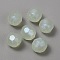 Translucent Acrylic Beads, Faceted, Round, Honeydew, 10x10mm, Hole: 1.6mm, about 950pcs/bag.