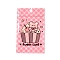 Rectangle Plastic Packaging Zip Lock Bags, with Cartoon Animal Pattern, Top Self Seal Pouches, Pink, 11x7.5x0.15cm, Unilateral Thickness: 2.5 Mil(0.065mm)