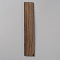Wood Blank Bookmarks for DIY Engraved Craft, Rectangle, Camel, 150x25~27x2.5~3mm