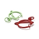 Spray Painted Alloy Swivel Lobster Claw Clasps FIND-B024-01-3