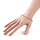 Natural Pearl & Glass Seed & Brass Beaded Stretch Bracelet for Women BJEW-JB08977-3