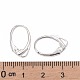 925 Sterling Silver Leverback Hoop Earring Findings STER-M104-02S-3