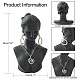 Stereoscopic Plastic Jewelry Necklace Display Busts NDIS-N003-01-5