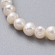 Collares naturales de perlas de agua dulce NJEW-JN02514-2