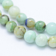 Natural Chrysocolla Beads Strands G-J373-02-6mm-3