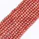 Chapelets de perles en perles de corail en bambou de mer (imitation corail) CORA-T009-18-1