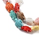 Handmade Procelain Beads Strands PORC-R140-02-3