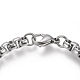 Bracelets à chaînes carrées en 304 acier inoxydable BJEW-I288-01P-2