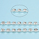 Серебряные латунные цепочки со стразами из латуни CHC-N020-12A-03-2