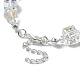 Bracelets en perles de verre cubes et ronds BJEW-TA00443-4