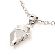 Наборы ожерелий с подвесками в форме сердца из сплава NJEW-B081-08C-8