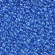 （詰め替えサービスあり）ガラスシードビーズ  トランス。光沢の色  ラウンド  ligoht blue  8/0  3mm  穴：1mm  約12 G /袋 SEED-C015-3mm-103B-2