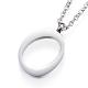 304 Stainless Steel Pendant Necklaces NJEW-P151-O-P-3