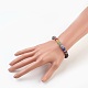 Natural Gemstone Stretch Bracelets BJEW-JB03824-01-3