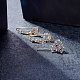 NBEADS Platinum Plated Alloy Brooches JEWB-NB0002-01-5