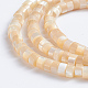Fili di perle di conchiglia trochid naturale / trochus SSHEL-L016-13-4