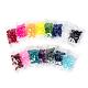 15 Colors Transparent Glass Beads FGLA-JQ0001-01-8mm-1