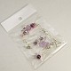 Lovely Wedding Dress Angel Jewelry Sets: Earrings & Bracelets SJEW-JS00297-3
