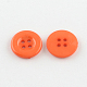 4-Rondelle botones de plástico BUTT-R034-049-2
