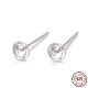 925 Sterling Silver Stud Earring Findings STER-T002-181S-1
