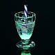 Leuchtende transparente Harzanhänger CRES-F026-01A-1