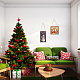 Christmas Theme Density Board Hanging Wall Decorations for Front Door Home Decoration AJEW-FG0001-28-6