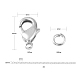 DIY 3m ovale Messingkabelketten Halsketten-Sets DIY-FS0001-21P-2