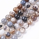 Chapelets de perles en agate à rayures naturelles/agates à bandes G-G582-10mm-57-1