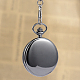 Openable Flat Round Alloy Pendant Pocket Watch WACH-L024-14-5
