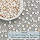 Nbeads environ 400 pièce de perles de coquillage heishi BSHE-NB0001-17-4