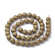 Galvaniser des perles naturelles d'agate altérée géode druzy naturel G-S284-6mm-06-2