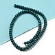 Teints perles synthétiques turquoise brins&nbsp;G-B070-C01-01-2