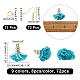 Chgcraft DIY Kits zum Herstellen von Stoffblumen-Tropfenohrringen DIY-CA0004-13-2