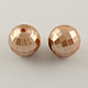 ABS Plastic Imitation Pearl Faceted Round Beads MACR-S251-A32-1