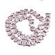Hilos de cuentas de perlas de imitación de plástico abs KY-N015-10-A03-2