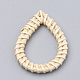 Handmade Spray Painted Reed Cane/Rattan Woven Linking Rings X-WOVE-N007-05F-3