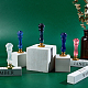 天然水晶ハンドル  ワックスシーリングスタンプ用  結婚式の招待状を作る  ミディアムブルー  7.8x2.45cm DIY-WH0224-87E-6