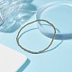 Glass Round Beaded Stretch Bracelet for Women BJEW-JB07911-02-2