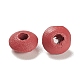 Perles de bois d'érable naturel peintes à la bombe WOOD-M007-02A-3