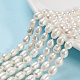 Grado de hebras de perlas de agua dulce cultivadas naturales X-A23WD011-1
