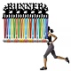 CREATCABIN Runner Medal Holder Running Medal Hanger Display Frame Rack Sports Hanging Athlete Awards Iron Wall Mount Decor with 20 Hooks for Run Marathon Competition Medalist Black 15.7x5.4Inch ODIS-WH0028-078-7