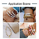 Kits de fabrication de bracelets extensibles à thème alphabet bricolage cheriswelry DIY-CW0001-10-7