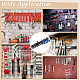 Support d'organisateur d'outils mural en fer&nbsp;ODIS-WH0043-204-5