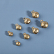 Chgcraft 40 pièces 4 styles pendentifs cloche en laiton KK-CA0002-54-5