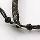 Fashion Gemstone Cord Beaded Bracelets BJEW-J054-04-3