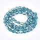 Electroplate Glass Beads Strands EGLA-T013-05C-2